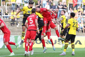Die SpVgg Unterhaching empfängt am 24. Februar die Reserve von Borussia Dortmund. Das Hinspiel Anfang Oktober endete 2:2-Unentschieden (Archivbild).