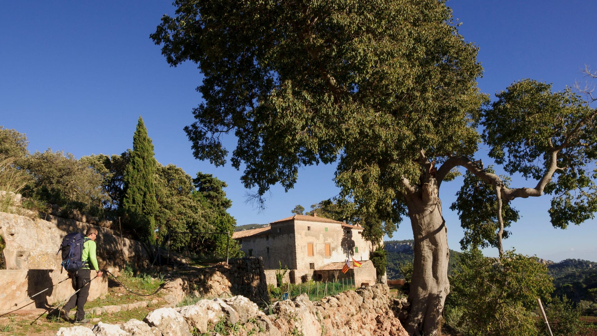 Eine Finca in der Tramuntana auf Mallorca.