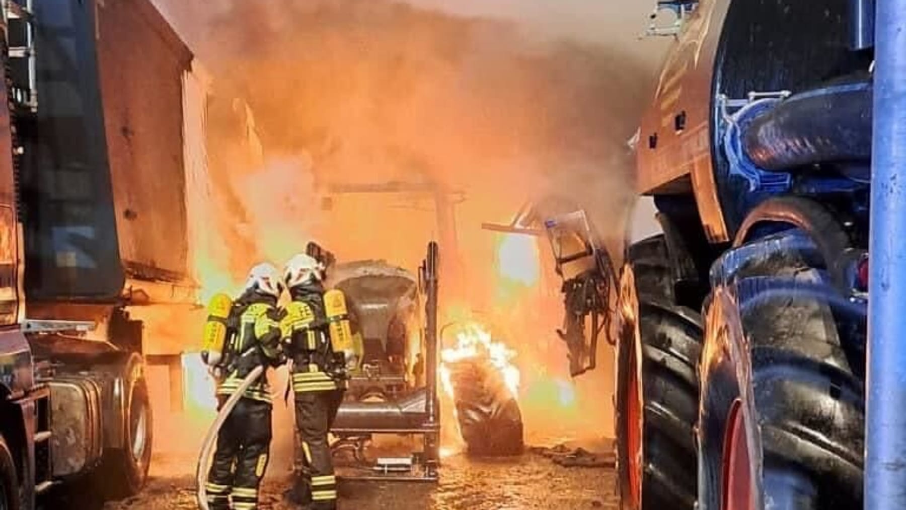 Çiftçilerin protestosu yüzünden kundaklama saldırısı mı?  Kundaklama soruşturması