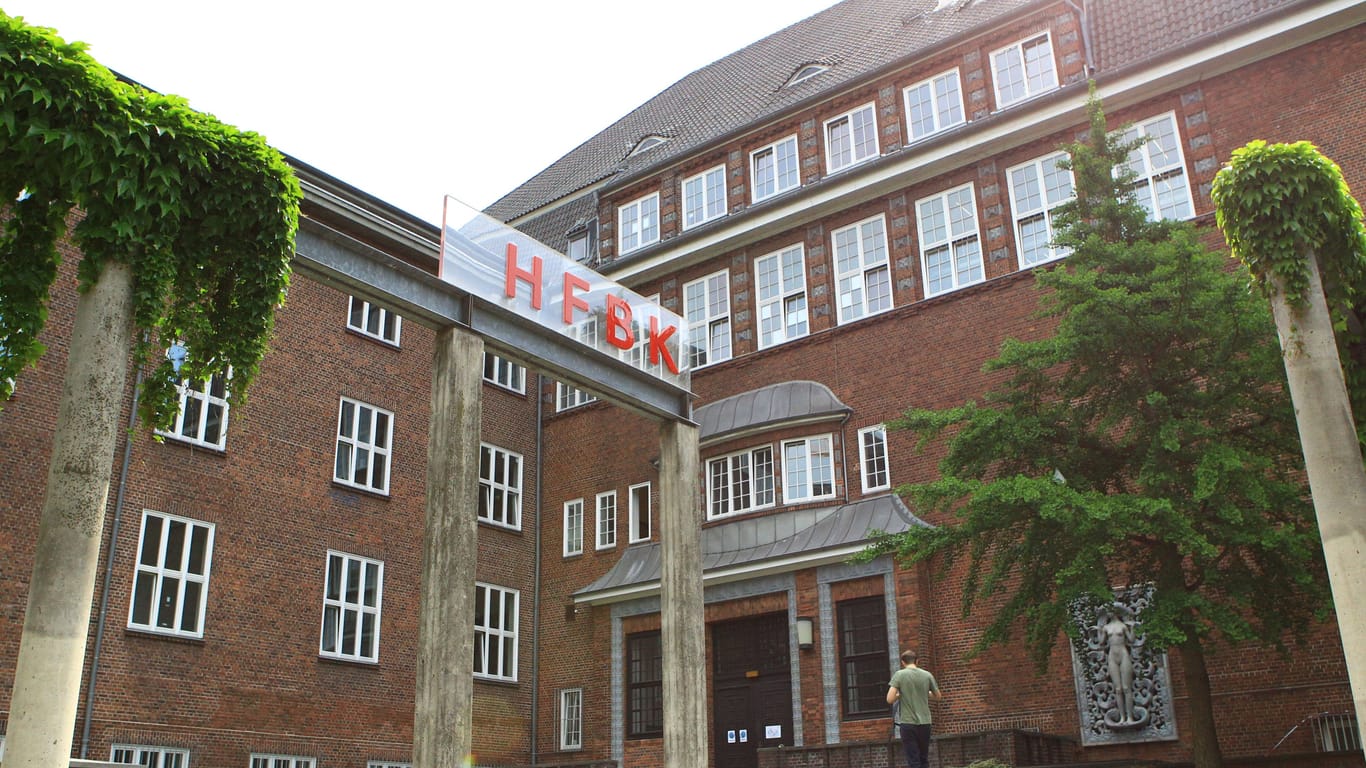 Die Hochschule für bildende Künste Hamburg (Archivbild): Dort soll es zu der Drohung gekommen sein.