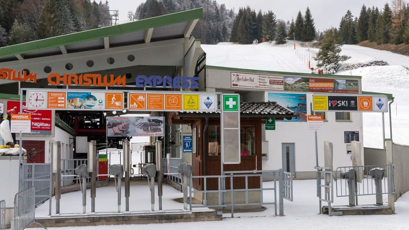 Wintersportgebiete in den Alpen