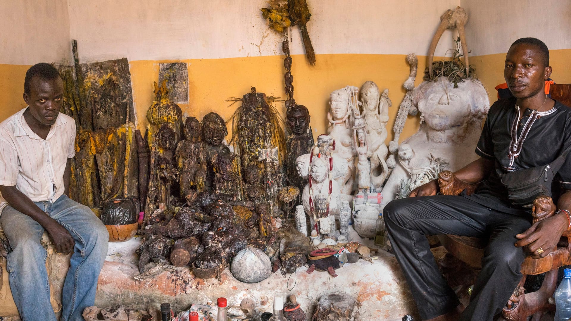 Ein Voodoo-Tempel (Symbolbild): Voodoo ist eine westafrikanische Religion, die für ihre außergewöhnlichen Rituale bekannt ist.