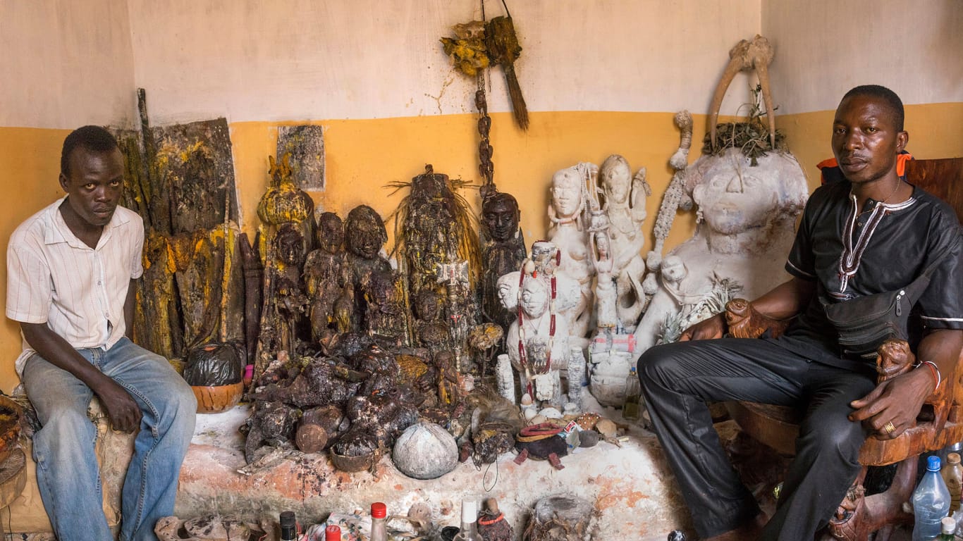 Ein Voodoo-Tempel (Symbolbild): Voodoo ist eine westafrikanische Religion, die für ihre außergewöhnlichen Rituale bekannt ist.