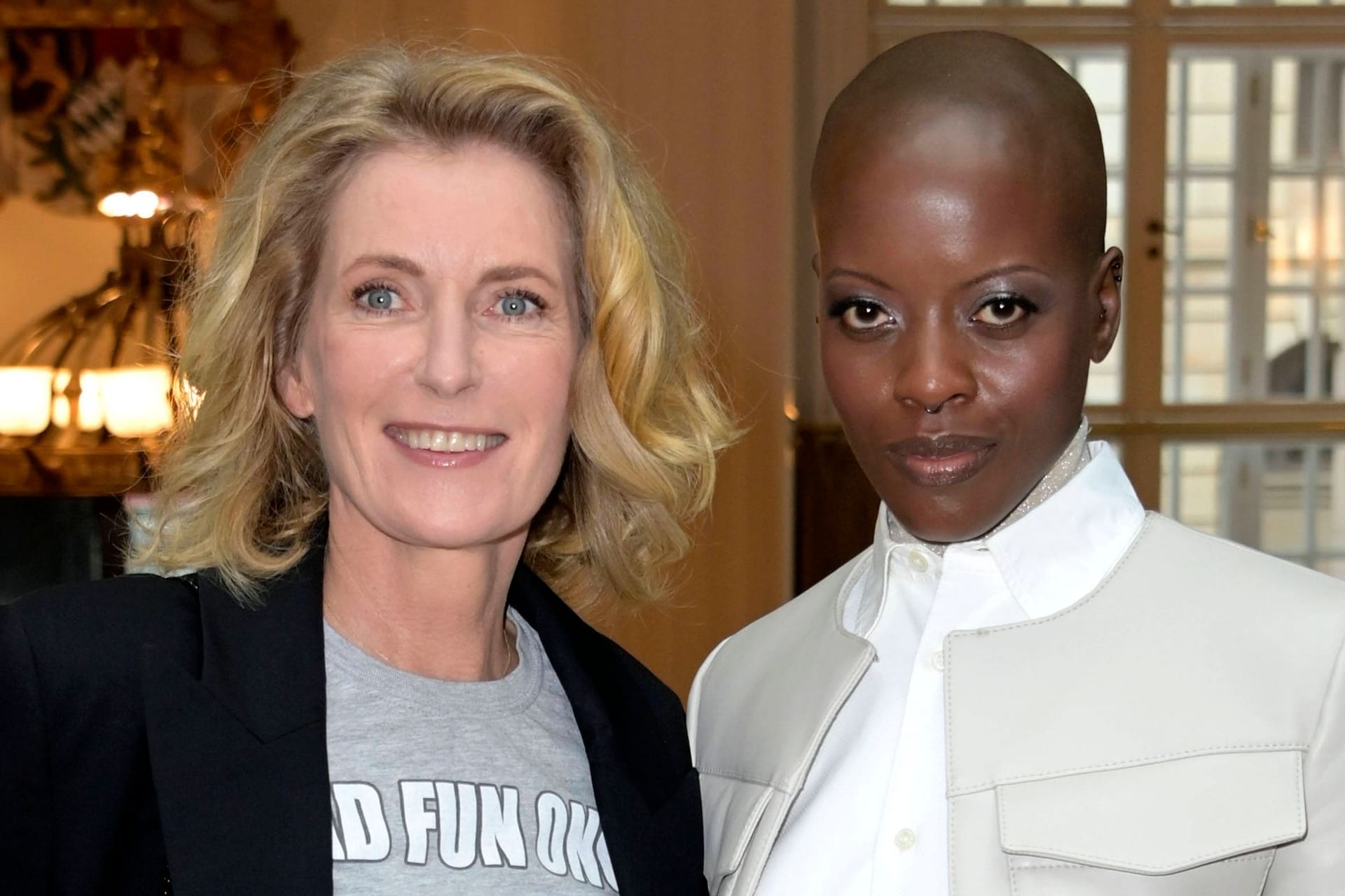 Maria Furtwängler und Florence Kasumba beim Berlinale-Empfang des FilmFernsehFonds Bayern: Die Schauspielerinnen spielten jahrelang im Göttinger "Tatort" Seite an Seite.