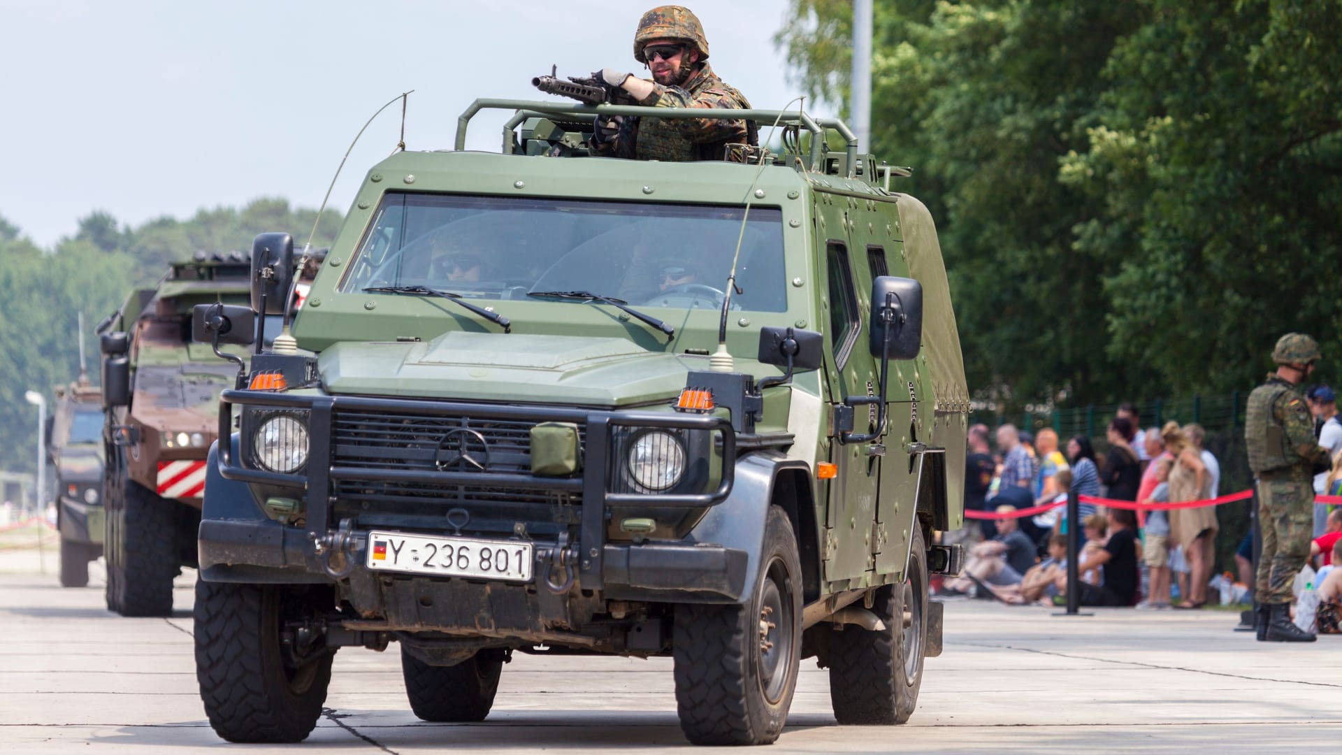 Einzigartig: Nur die Kennzeichen der Bundeswehr beginnen mit einem Y.