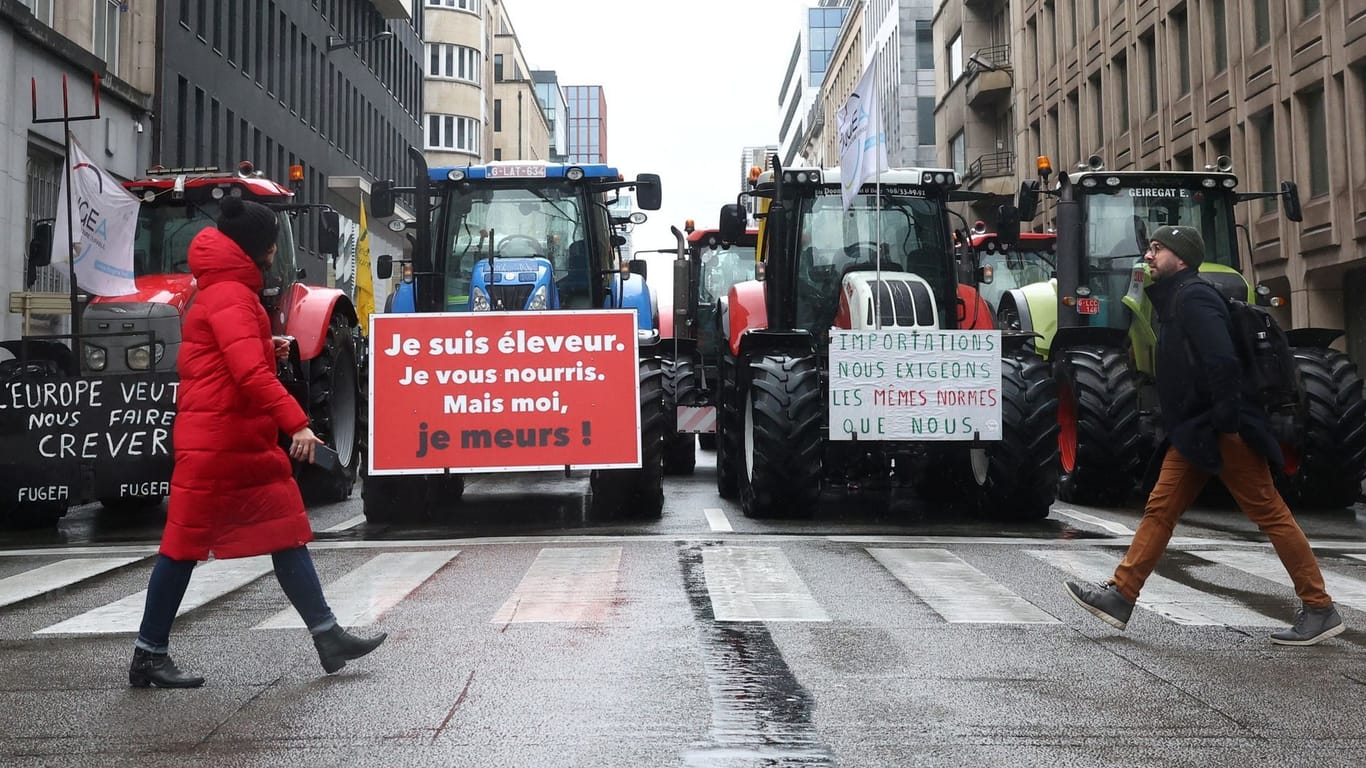 EUROPE-FARMERS/PROTEST-BELGIUM