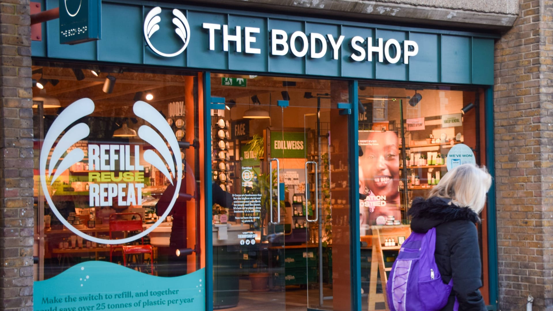 Eine Body-Shop-Filiale in London (Archivbild): Ein Insolvenzverwalter soll das Unternehmen umstrukturieren.