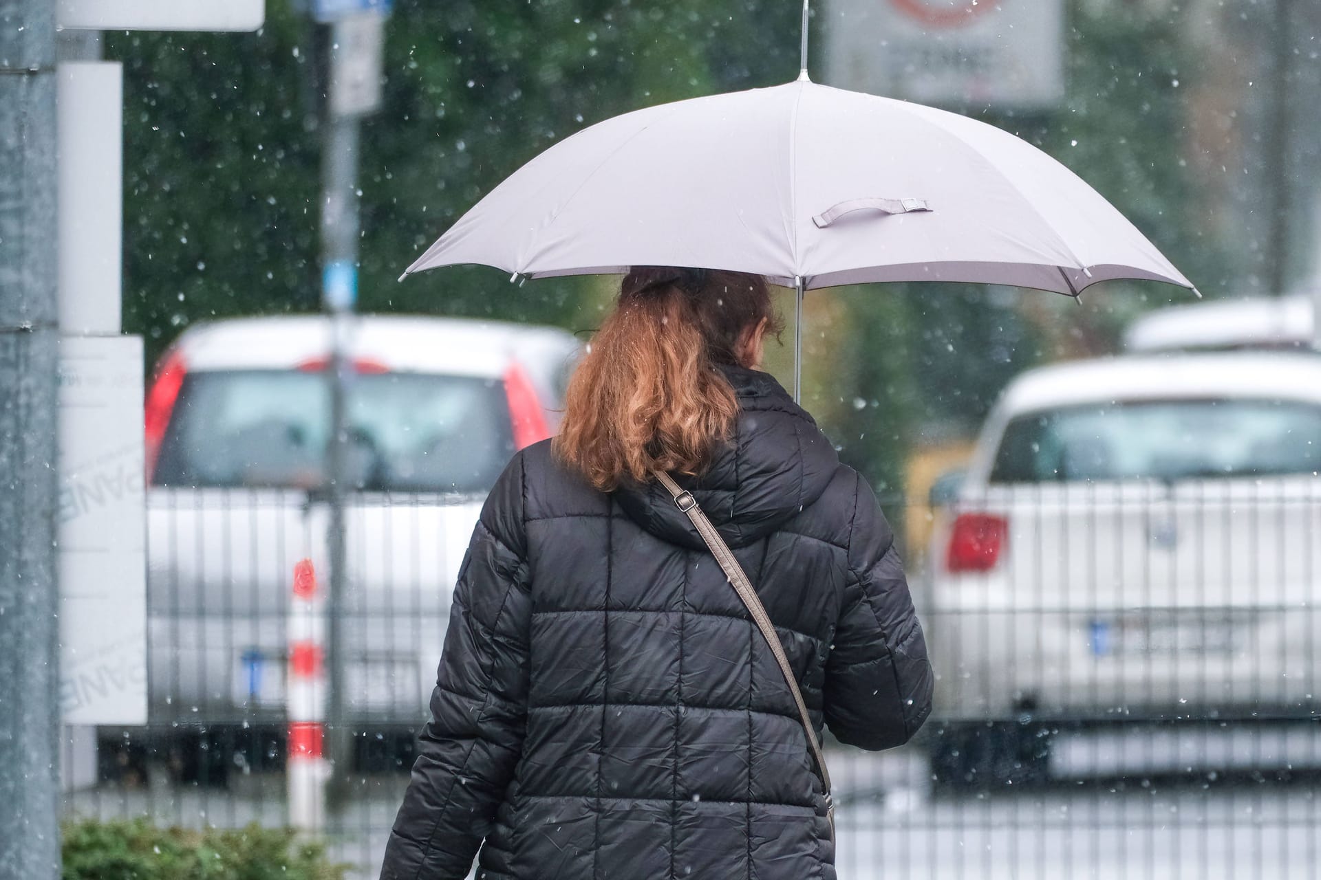 Regen in Düsseldorf (Archivbild): Die Sonne zeigt sich diese Woche selten.