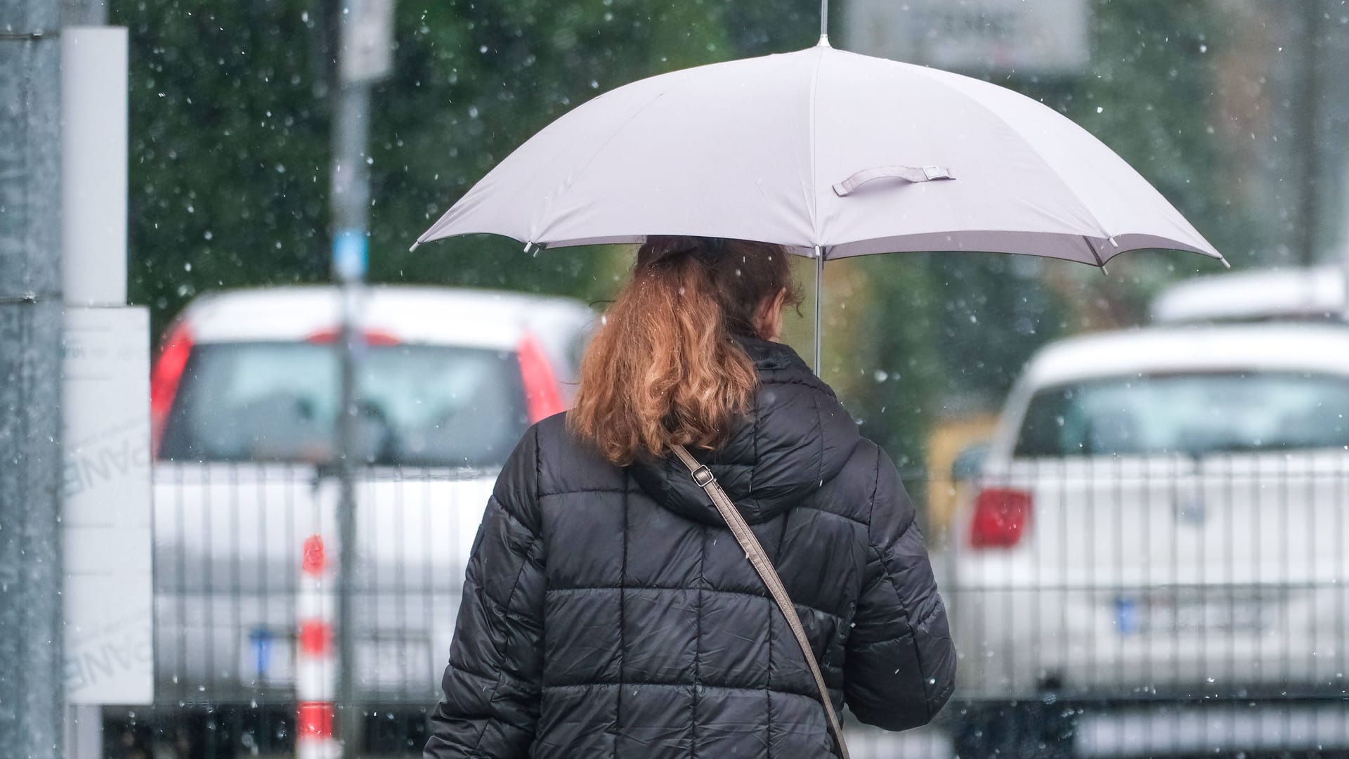 Regen in Düsseldorf (Archivbild): Die Sonne zeigt sich diese Woche selten.