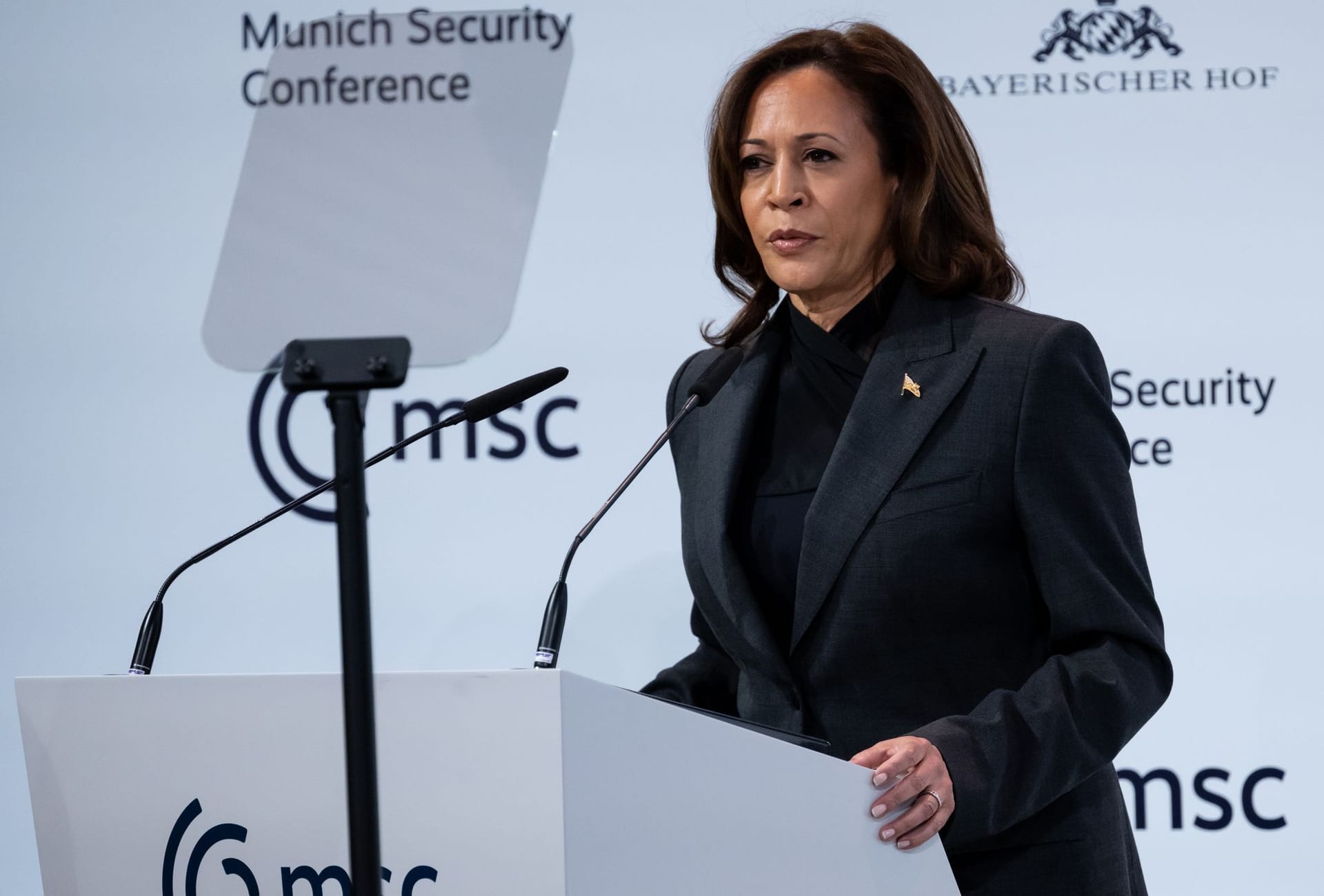 Aus den Vereinigten Staaten kommen Vizepräsidentin Kamala Harris und ...