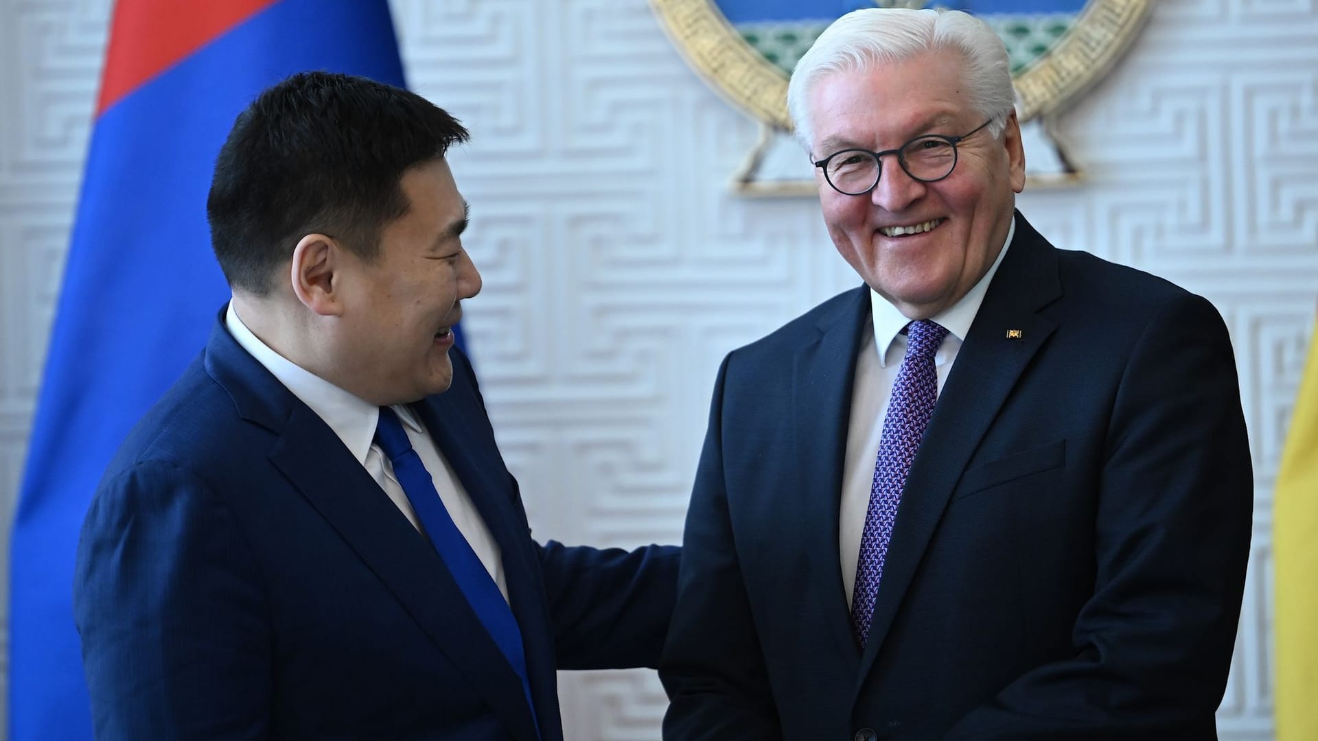 Oyun-Erdene und Steinmeier