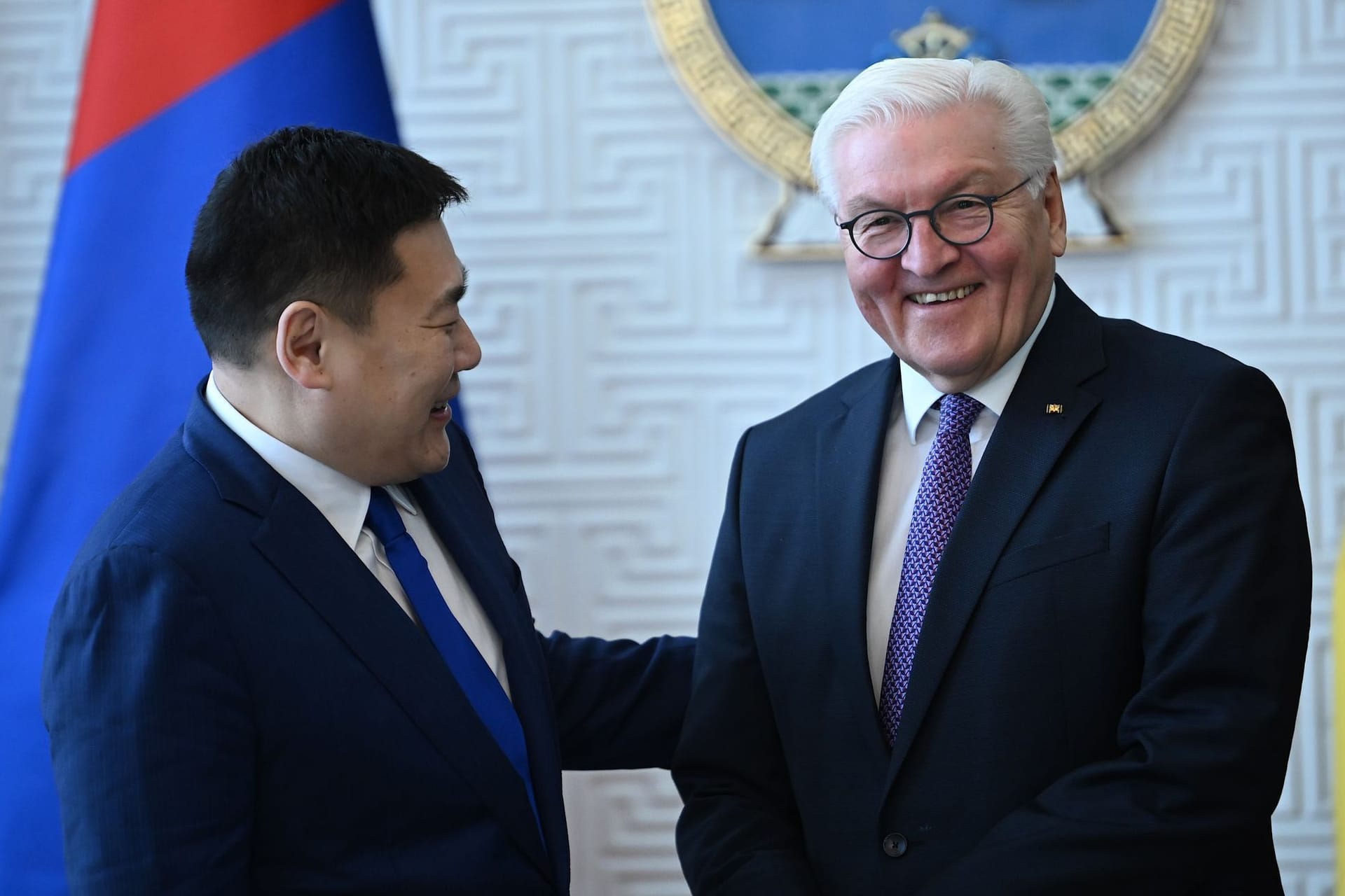 Oyun-Erdene und Steinmeier