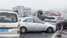 Massenkarambolage in China: Über 100 Autos waren nahe Suzhou in einen Unfall verwickelt.