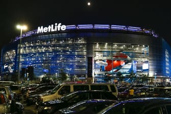 Das MetLife Stadium bei Nacht: In dem Football-Stadion wird das WM-Finale 2026 stattfinden.
