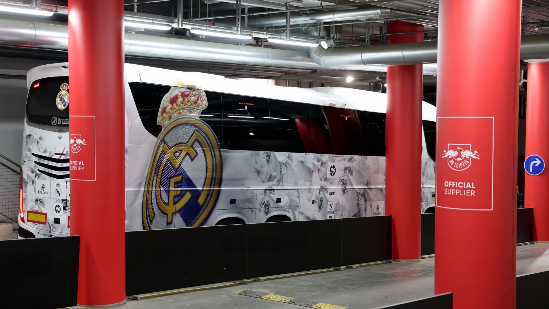 Mannschaftsbus von Real Madrid