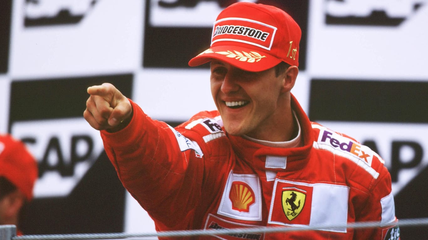 Michael Schumacher im Jahr 2000: Er konnte fünfmal in Folge Weltmeister werden mit Ferrari.