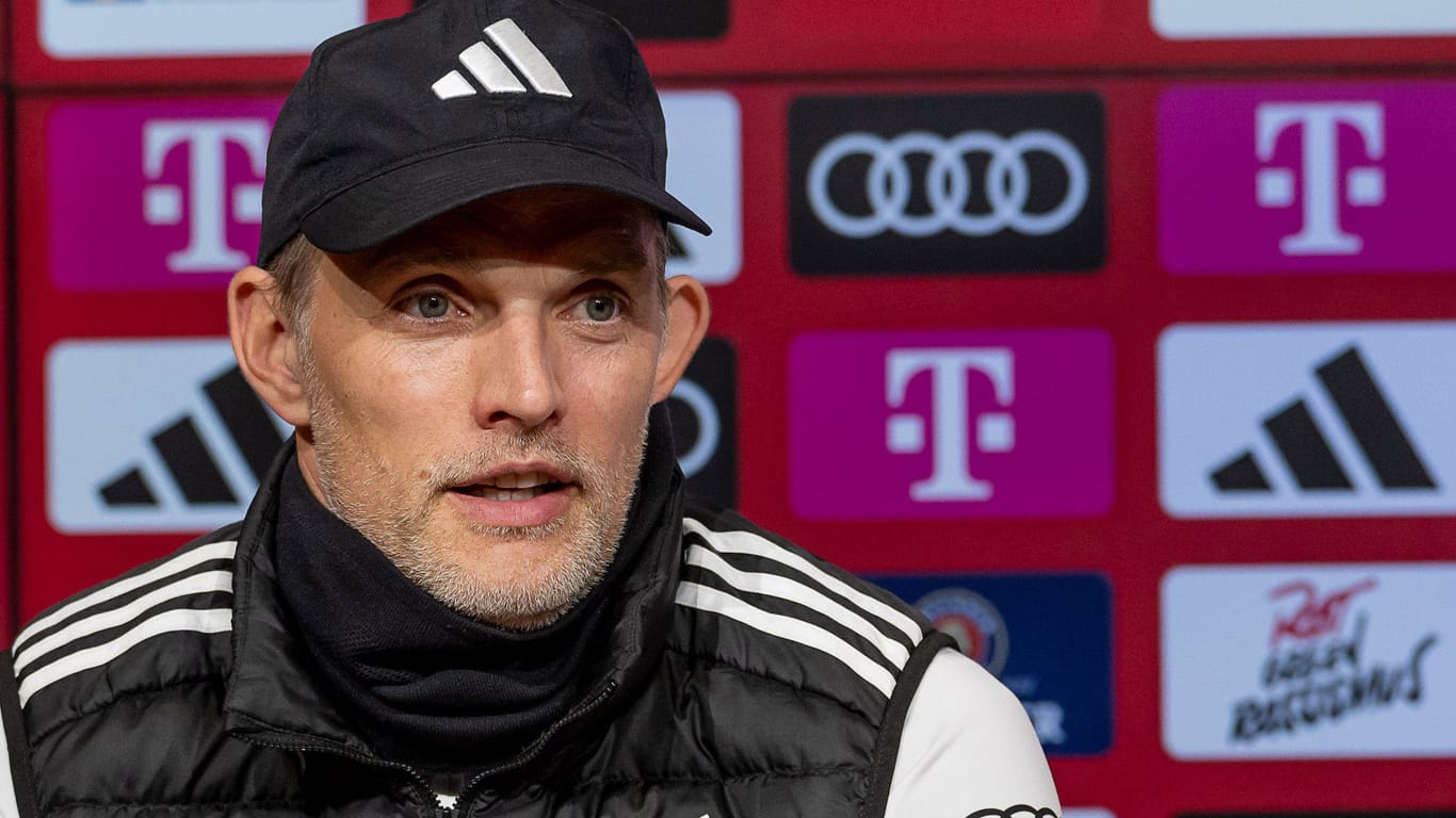 Deutliche Worte: Bayern-Trainer Thomas Tuchel auf der Pressekonferenz nach dem Sieg gegen Gladbach.