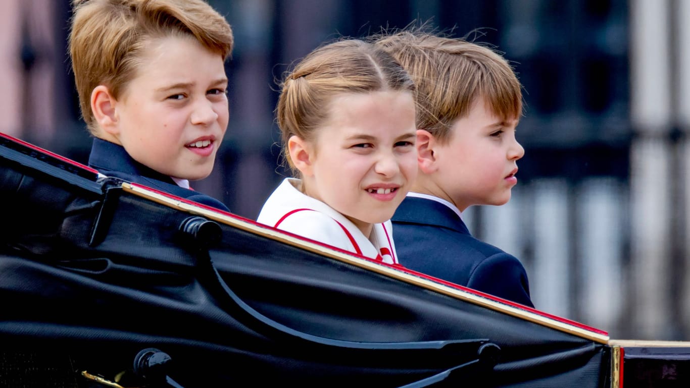 Prinz George, Prinzessin Charlotte und Prinz Louis: Sie sind die Enkelkinder von König Charles III.