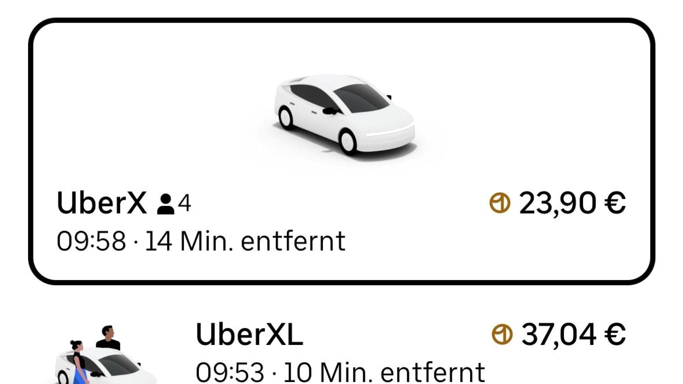 Preis Uber während BVG-Streik