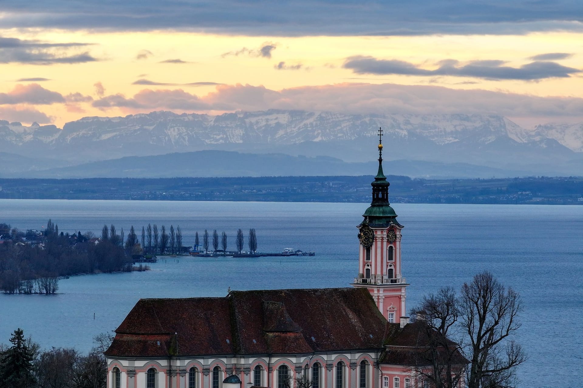 Sonnenaufgang am Bodensee