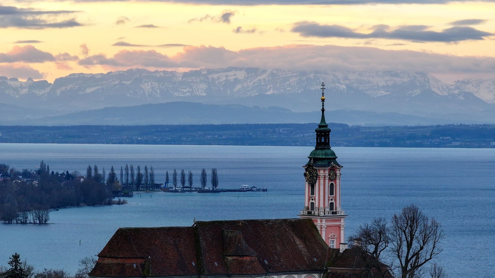 Sonnenaufgang am Bodensee