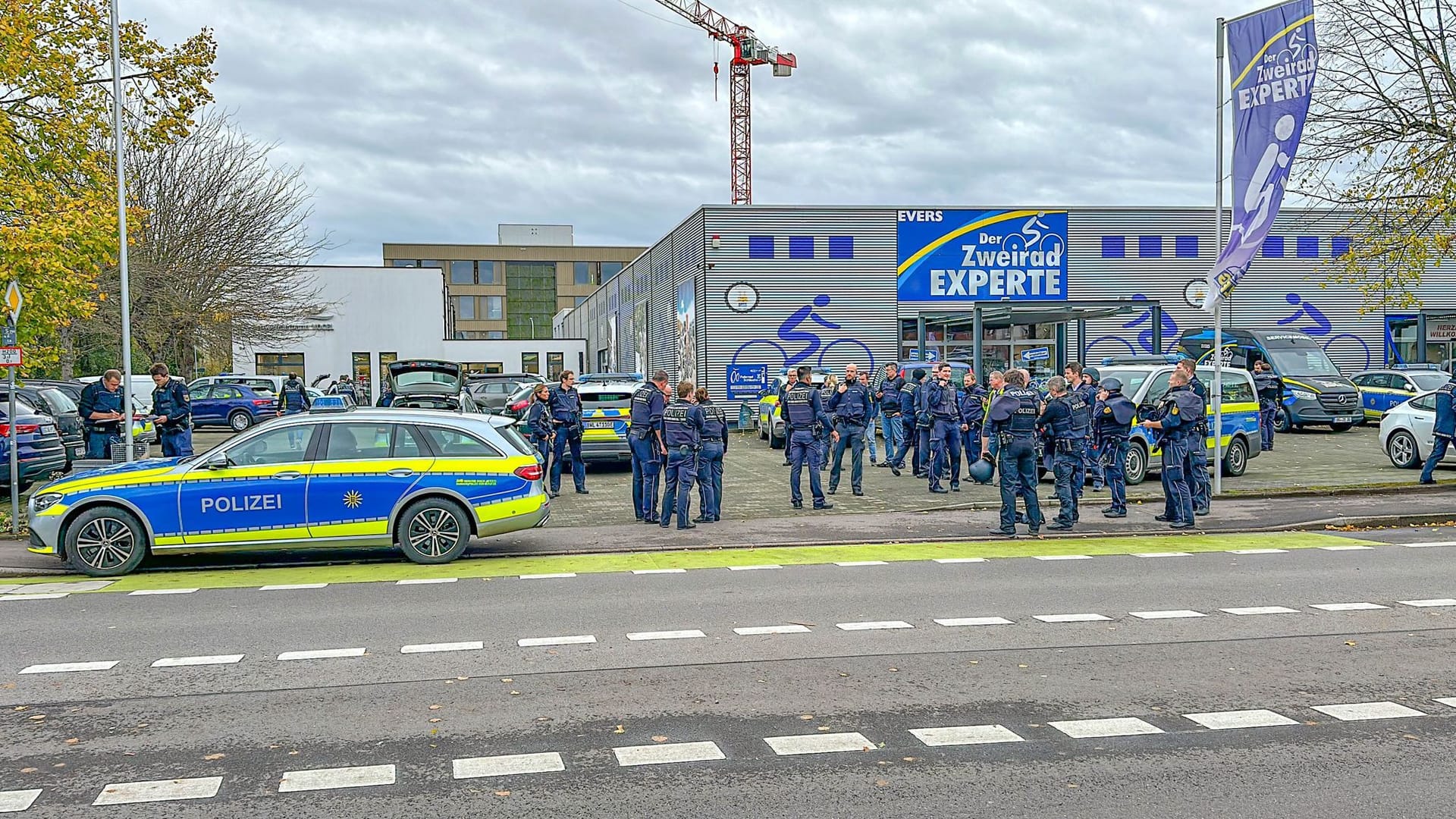 Großeinsatz an Schule in Offenburg