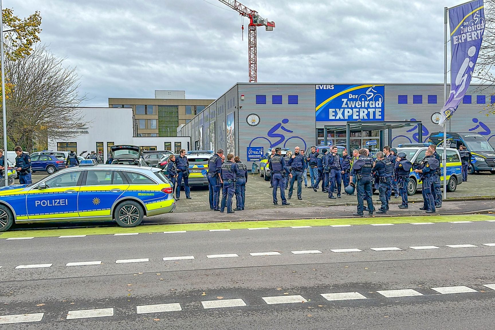 Großeinsatz an Schule in Offenburg