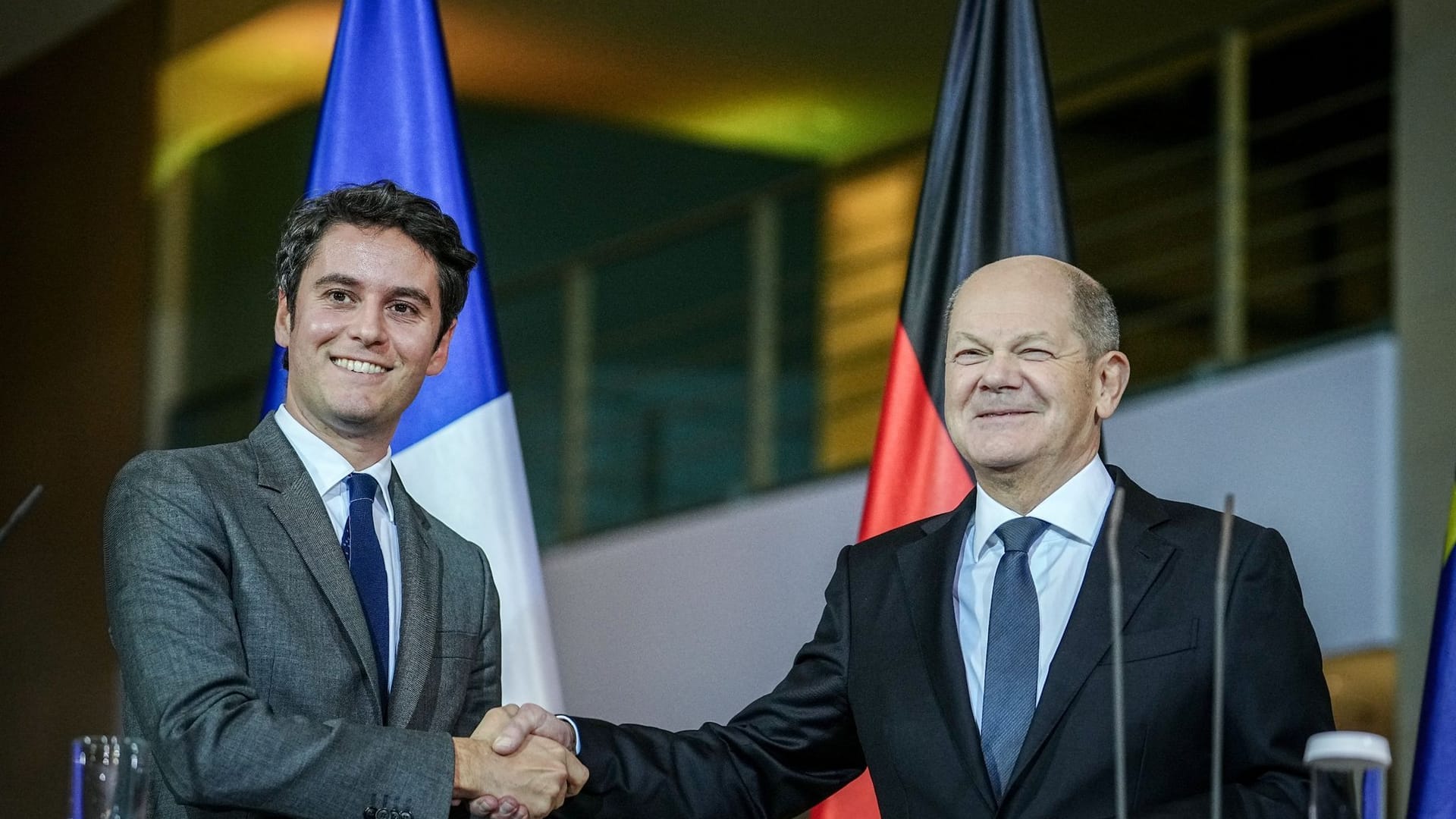 Olaf Scholz und Gabriel Attal