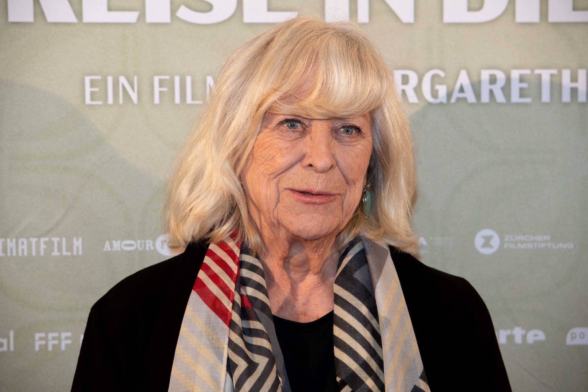 Margarethe von Trotta bei der Premiere von "Ingeborg Bachmann – Reise in die Wüste" im Oktober 2023.