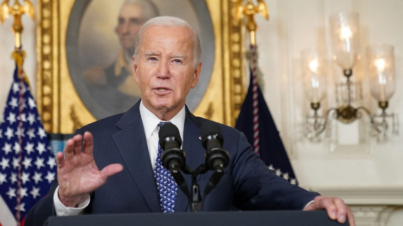 US-Präsident Joe Biden (Archivbild): Sein Alter könnte ihm im Wahlkampf zum Problem werden.