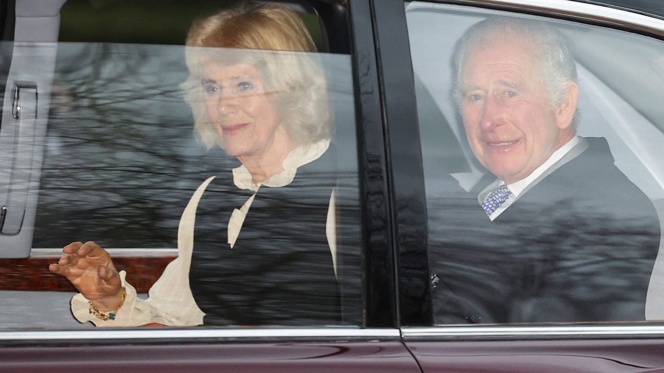 Königin Camilla und König Charles III.: Das britische Königspaar am Tag nach Bekanntwerden der Krebsdiagnose des Monarchen.