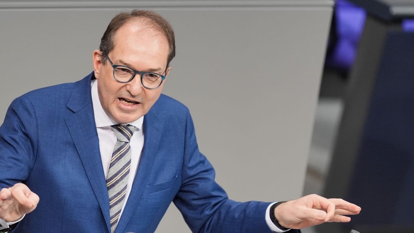 Alexander Dobrindt: Habeck ist laut ihm keine Lösung, sondern das Problem.