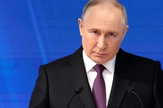 Wladimir Putin: Der Kreml-Chef gibt in seiner Rede zur Lage der Nation dem Westen die Schuld für die Eskalation in der Ukraine.