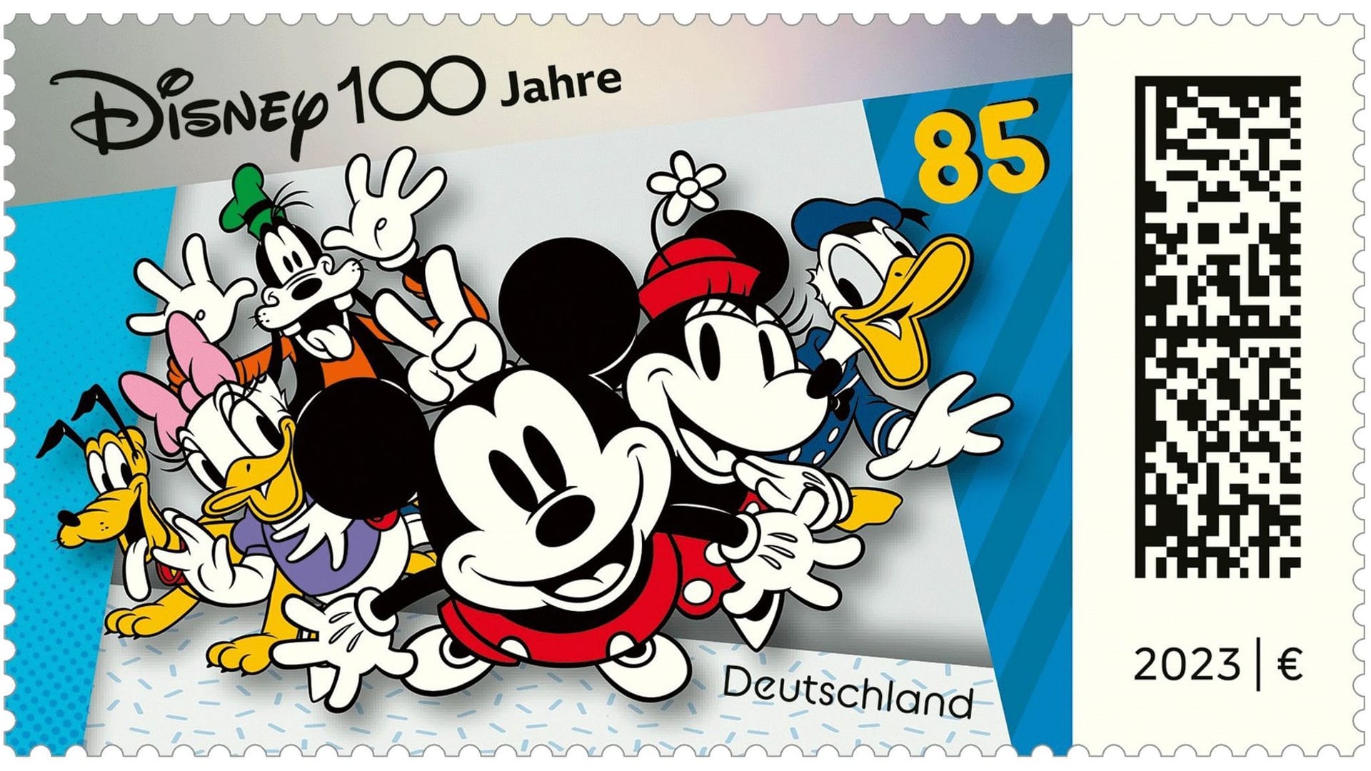 Briefmarke «100 Jahre Disney»