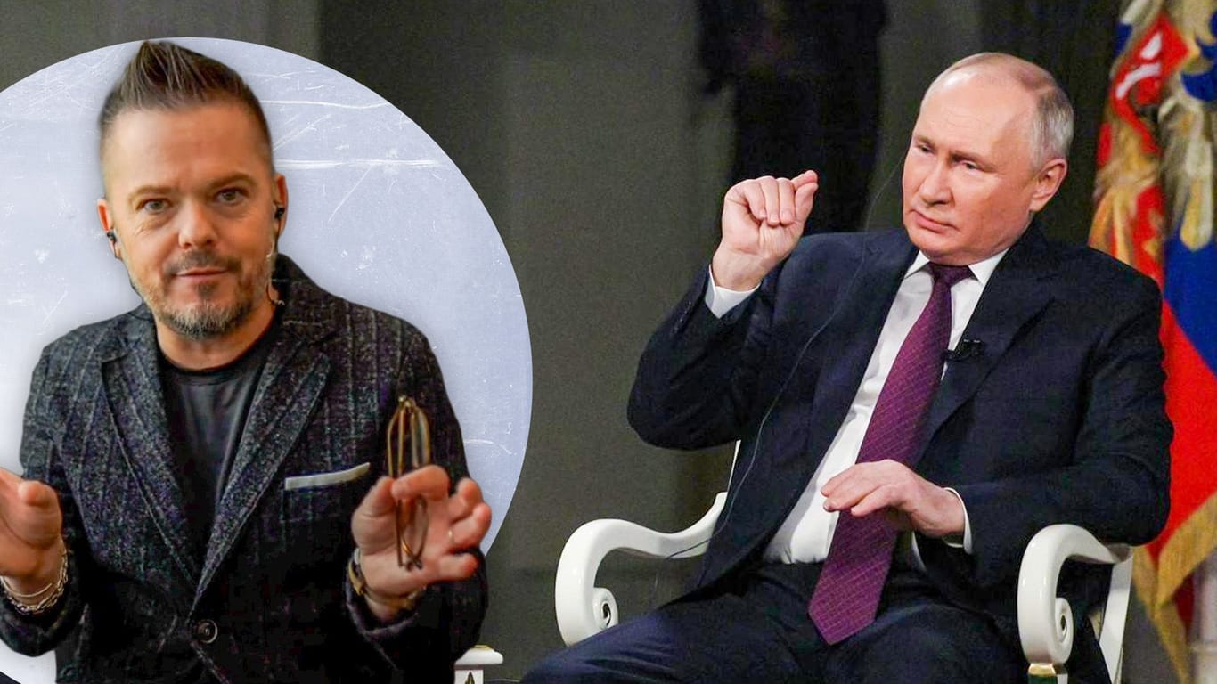 Wladimir Putin im Interview: Ein Experte analysiert seine Körpersprache.