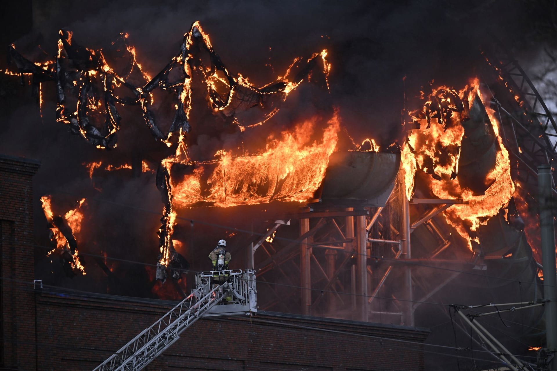 Feuer im Göteborg: Liseberg ist der größte Freizeitpark Schwedens.