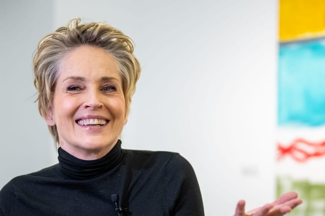 Sharon Stone: Die Schauspielerin ist auch Künstlerin.