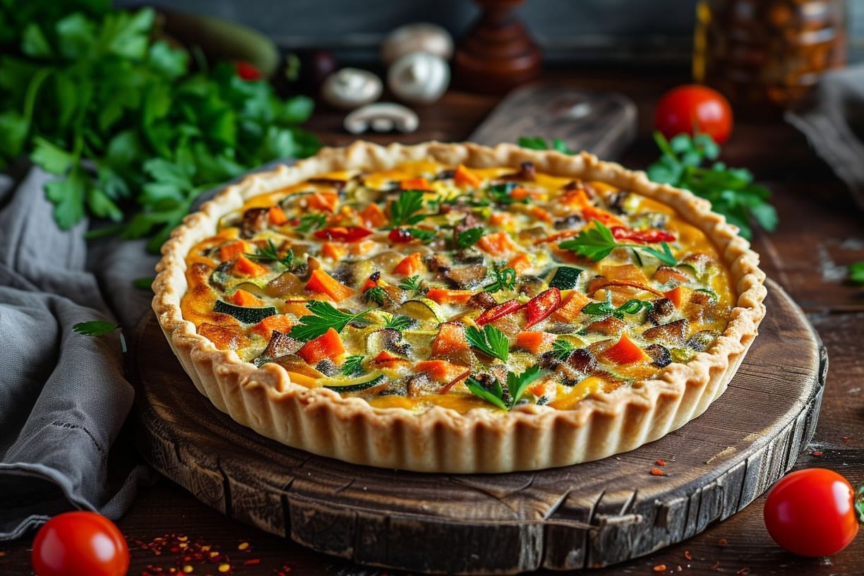 Gemüse Quiche