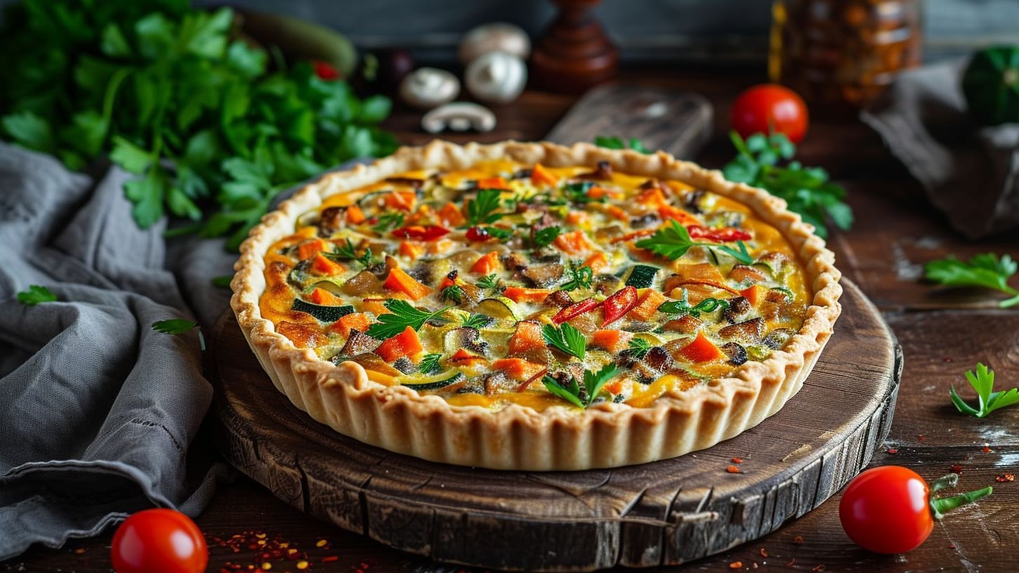 Gemüse Quiche