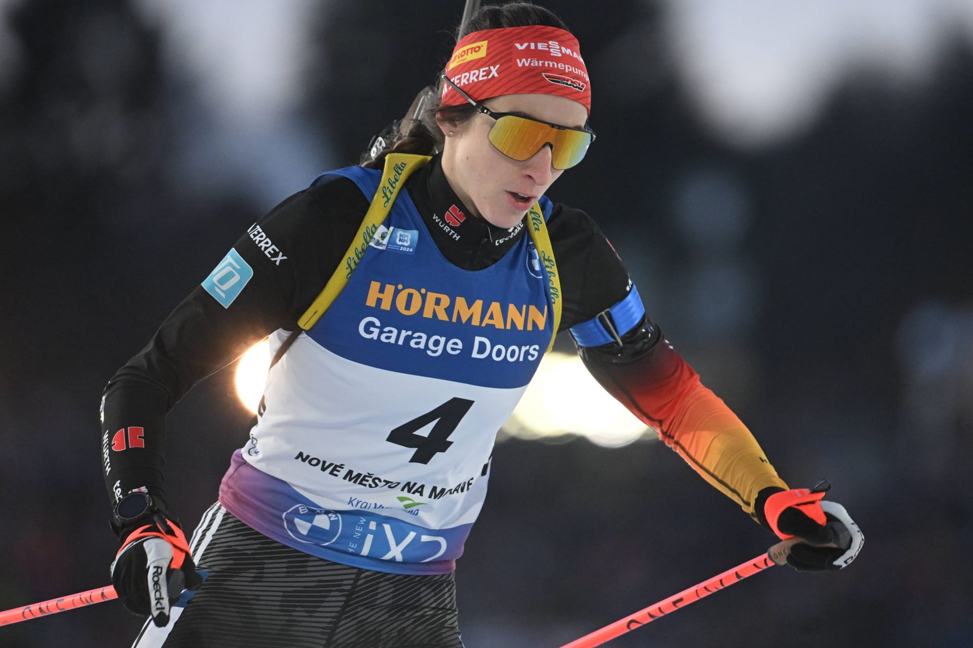 Harter Kampf um Edelmetall: Vanessa Voigt in Nove Mesto.