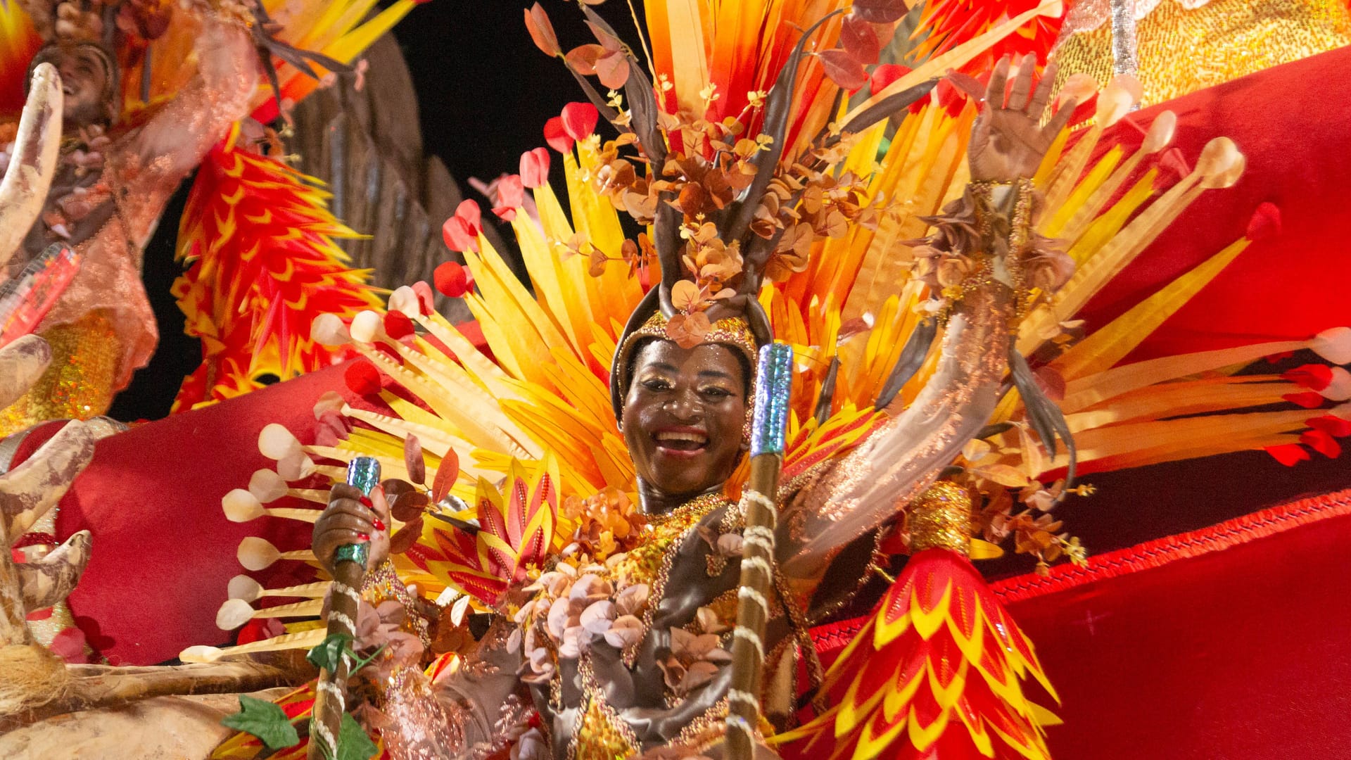 Parade der Samba-Schulen im Sambadrom in Rio de Janeiro: 2024 wurden Rekordsummen für den Karneval ausgegeben.