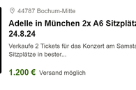 Adele in München: Tickets werden bei..