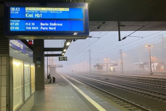 Gleise am Düsseldorfer Hauptbahnhof