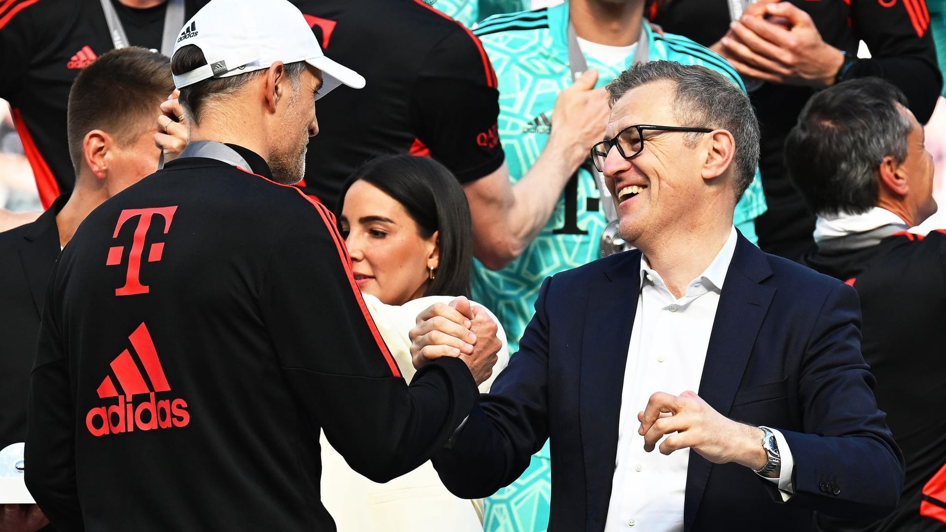 Jan-Christian Dreesen und Thomas Tuchel Jan-Christian Dreesen und Thomas Tuchel