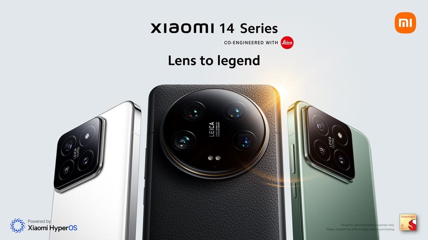 Die neue 14 Series: In Deutschland ist Xiaomis in zwei Varianten erhältlich.