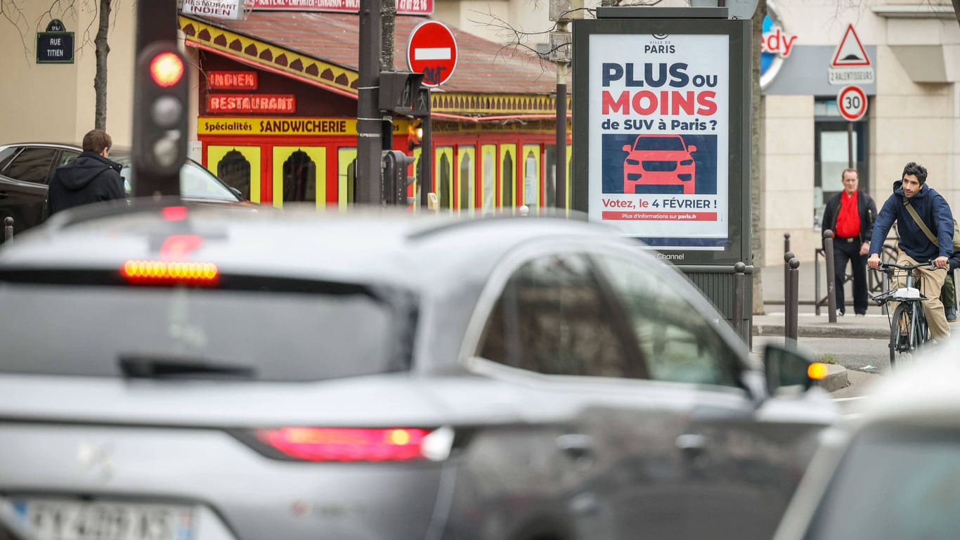 SUVs in Paris: Die meisten Bewohner sind keine Fans.