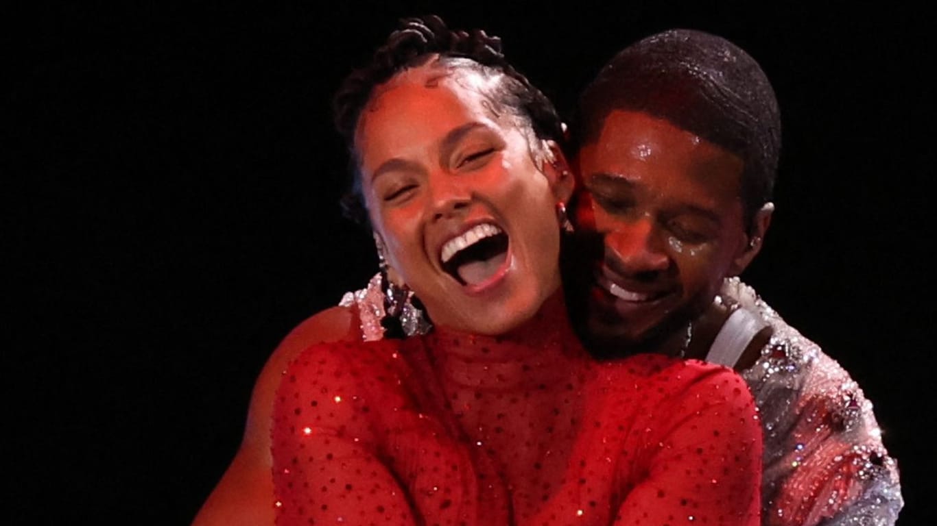 Usher und Alicia Keys: Von ihrem Duett zeigten sich viele Fans begeistert.