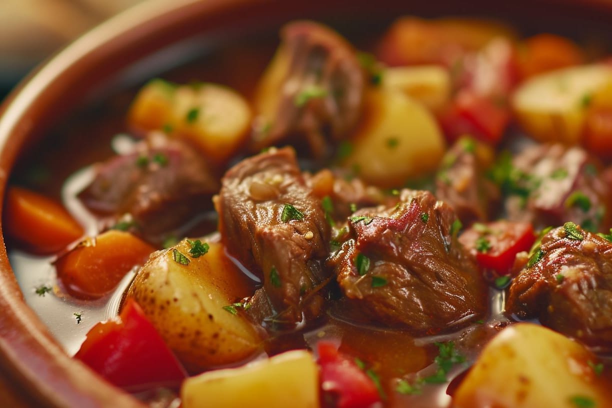 Gulaschsuppe mit Kartoffeln