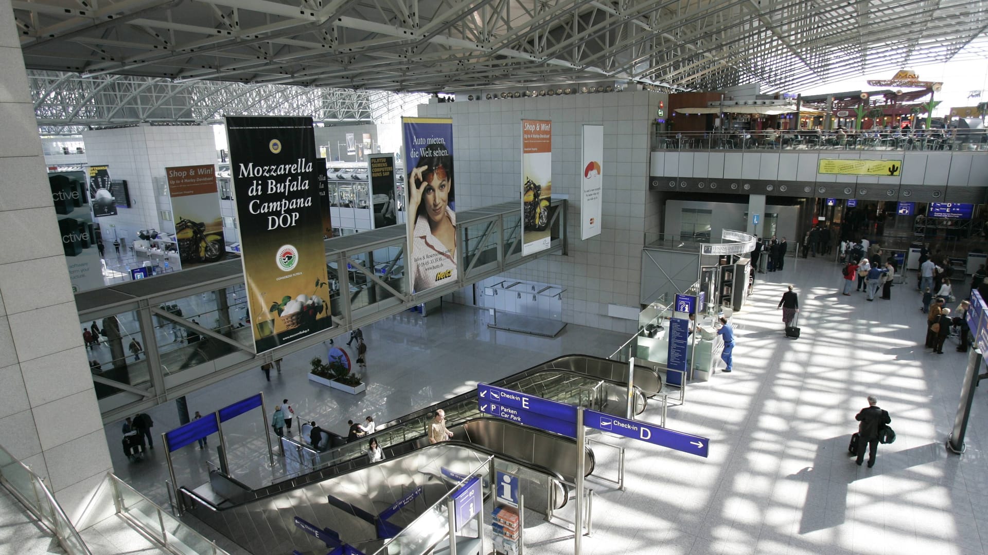 Das Terminal 2 am Frankfurter Flughafen (Symbolfoto).