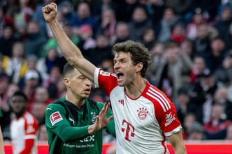 Inbrünstiger Jubel: Thomas Müller im Spiel gegen Borussia Mönchengladbach.